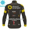 Tenue Maillot M/L + Collant à Bretelles 2017 Direct Energie Hiver Thermal Fleece N001